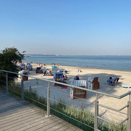 Moderne 3-Zi-Wohnung Mit Meerblick Direkt Am Strand Scharbeutz Εξωτερικό φωτογραφία