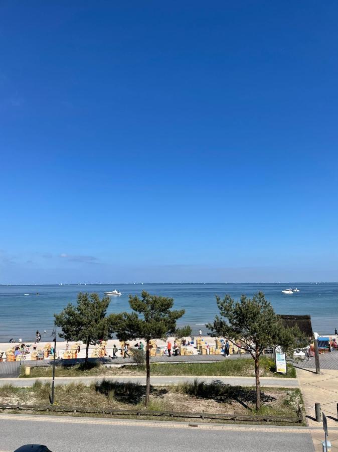 Moderne 3-Zi-Wohnung Mit Meerblick Direkt Am Strand Scharbeutz Εξωτερικό φωτογραφία