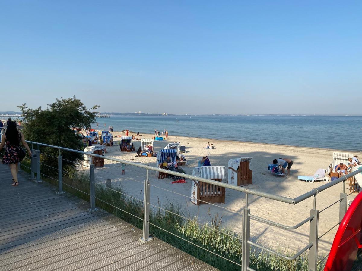 Moderne 3-Zi-Wohnung Mit Meerblick Direkt Am Strand Scharbeutz Εξωτερικό φωτογραφία